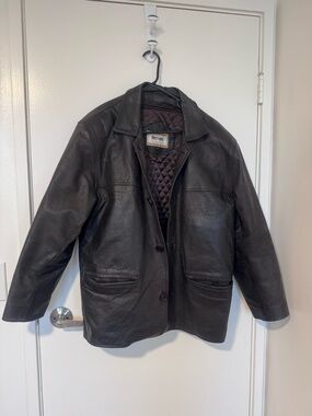 Arturo Men's Black Leather Jacket